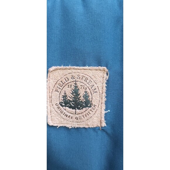 Field & Stream XL Blue Full Zip Duck Jacket Hunting Fishing Pockets Men's Work - Picture 4 of 10